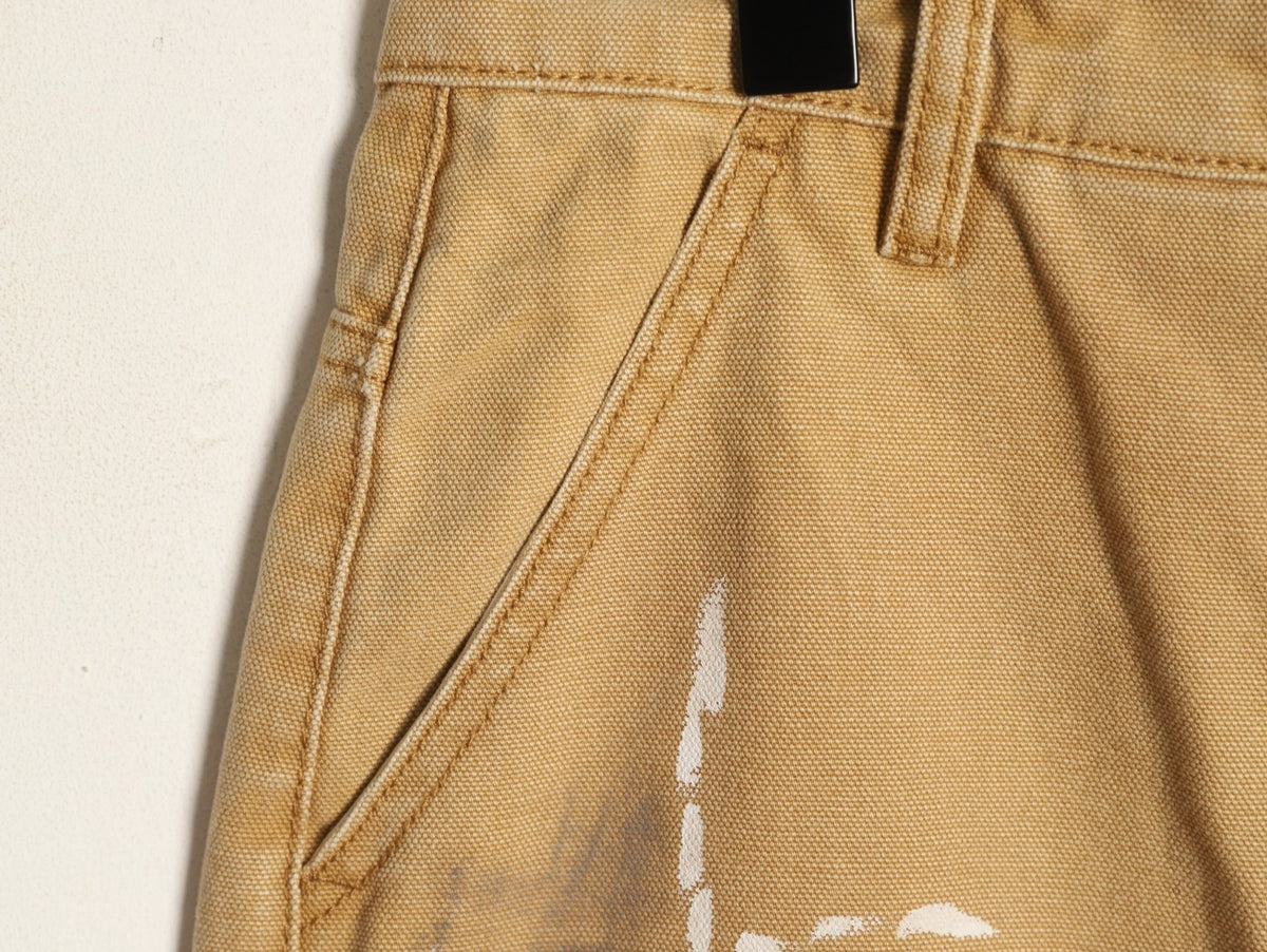 Louis Vuitton LV Paint-Splatter Graffiti Cargo Jeans
