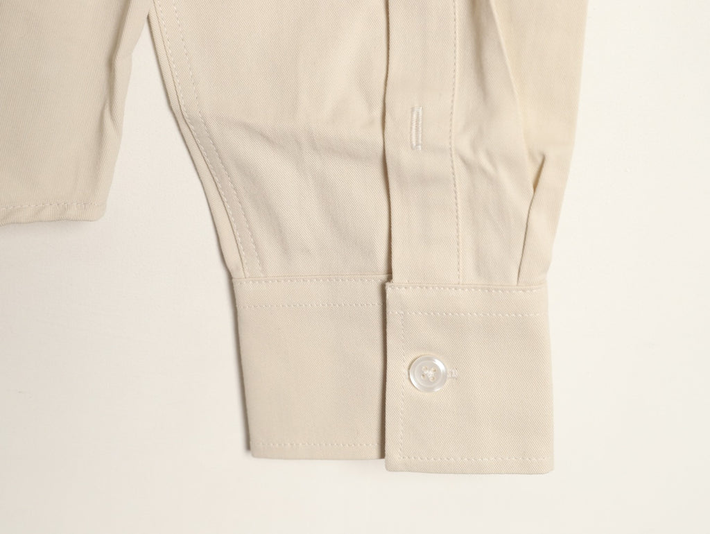 Prada PRD Embroidered Badge Long-Sleeve Shirt