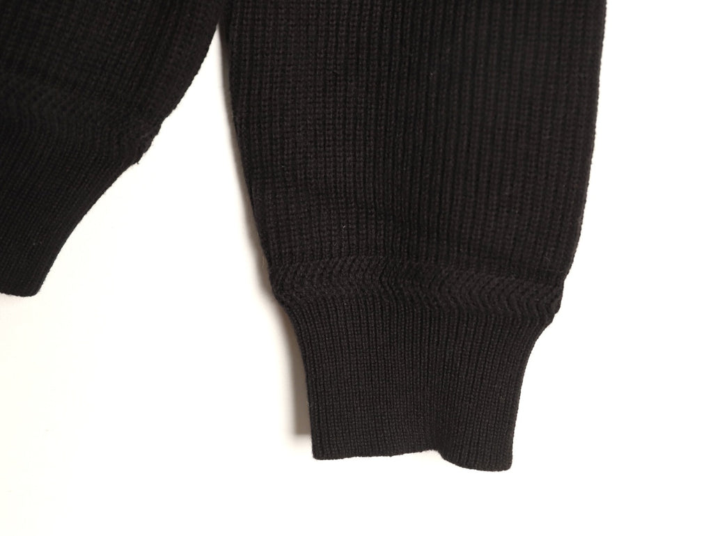 Stone Island Compass Badge Half-Zip Knit Sweater