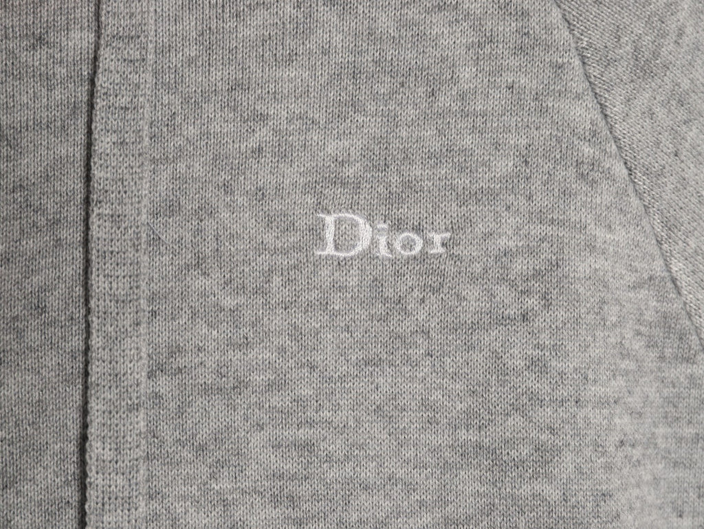 Dior CD Jacquard-Lined Blended Zip-Up Hoodie