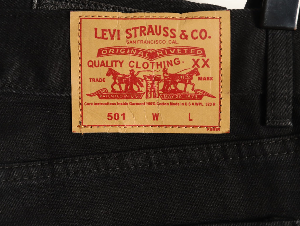 Chrome Hearts Tonal Cross Patch Embroidered Black Jeans