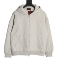 Gucci Small Logo Oversized Zip-Up Hoodie