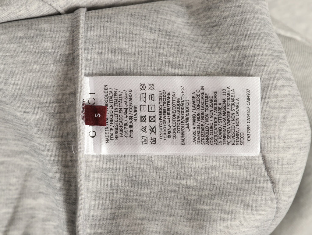 Gucci Small Logo Oversized Zip-Up Hoodie