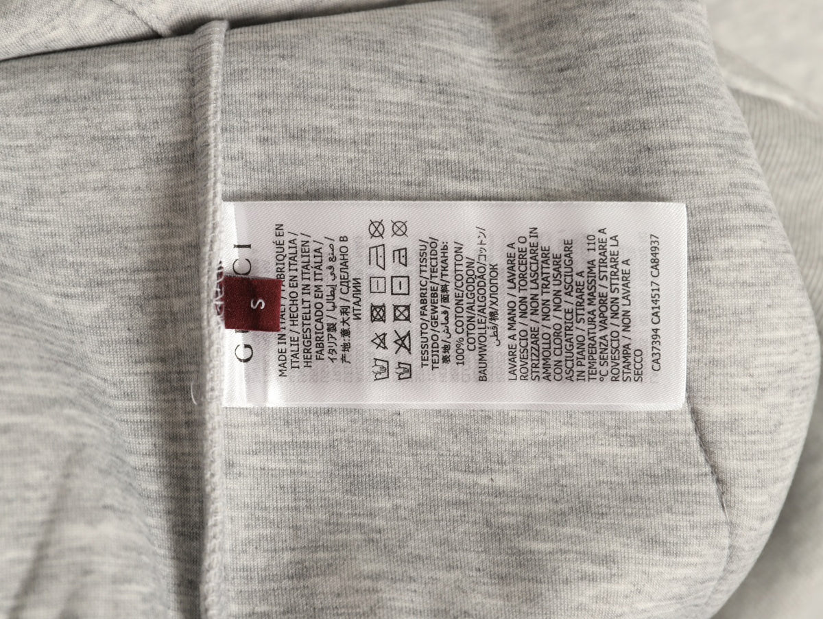 Gucci Small Logo Oversized Zip-Up Hoodie