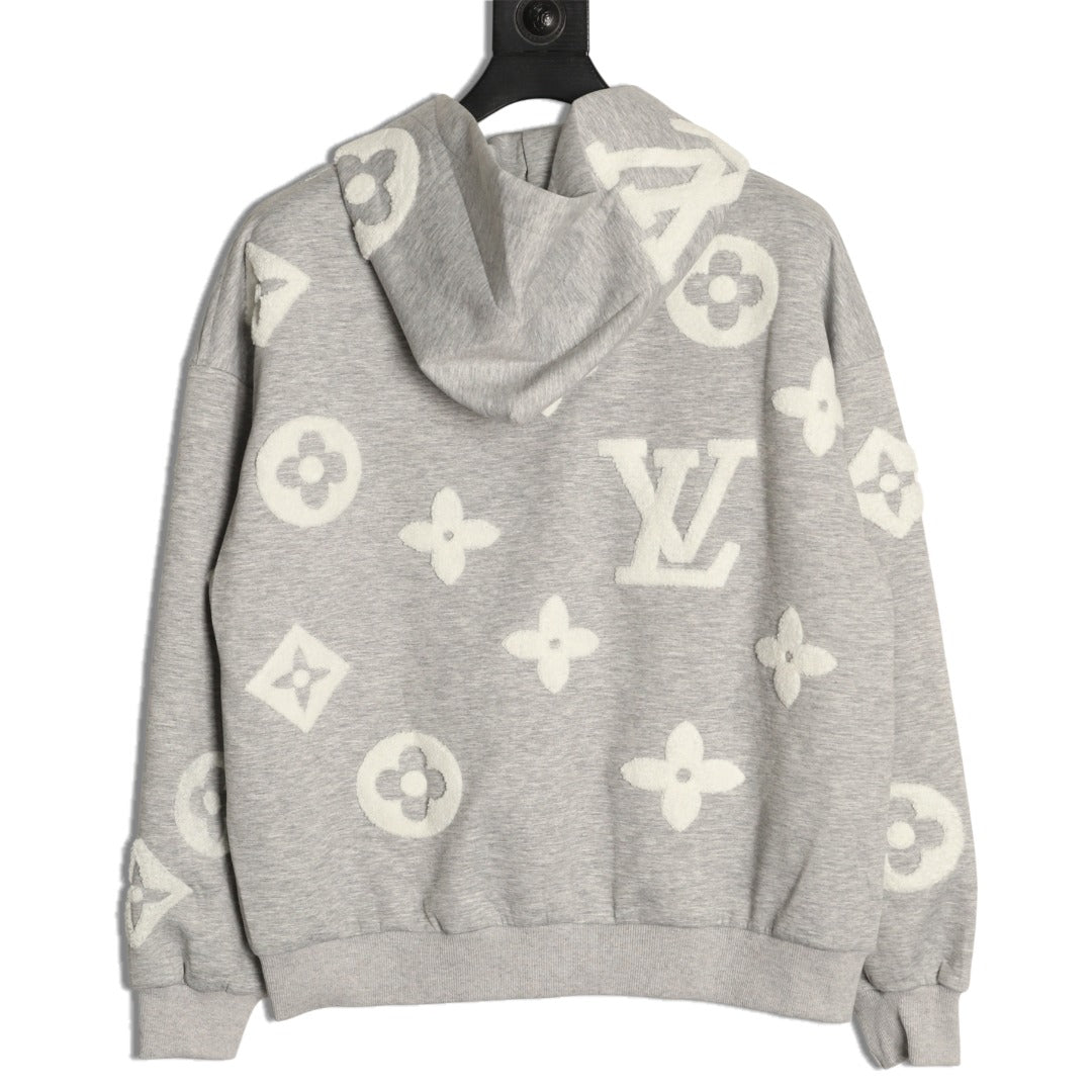 Louis Vuitton LV Terry Monogram Oversized Zip-Up Hoodie