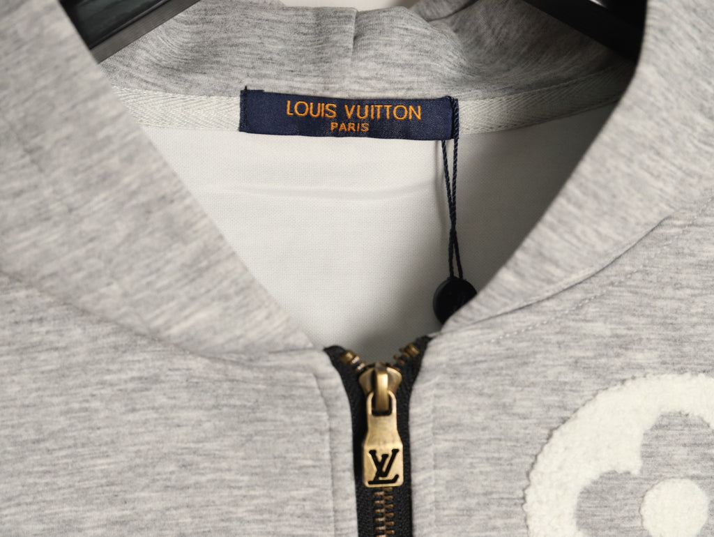 Louis Vuitton LV Terry Monogram Oversized Zip-Up Hoodie