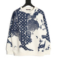 Louis Vuitton 25FW Monogram Paisley Patchwork Crewneck Sweatshirt