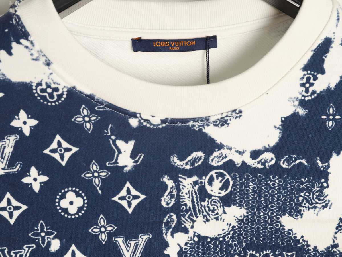 Louis Vuitton 25FW Monogram Paisley Patchwork Crewneck Sweatshirt