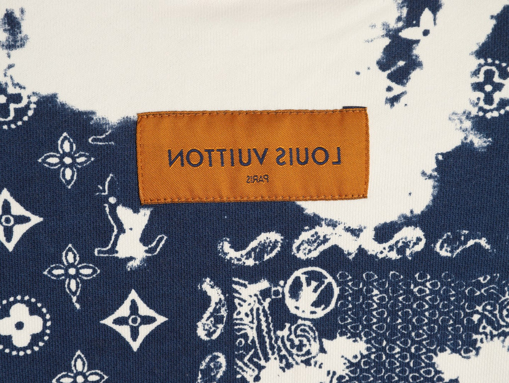 Louis Vuitton 25FW Monogram Paisley Patchwork Crewneck Sweatshirt