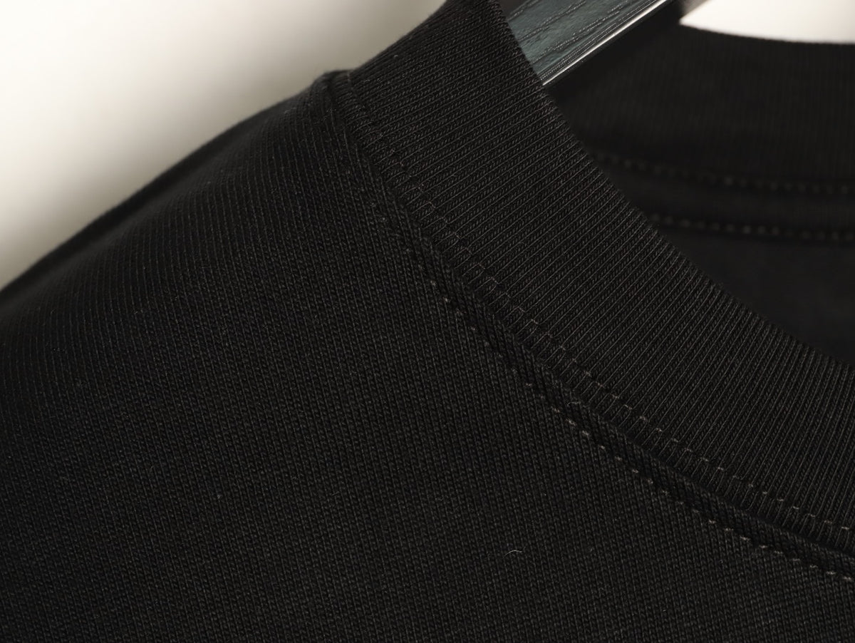 Gucci Interlocking G Embroidered Black Long-Sleeve Shirt