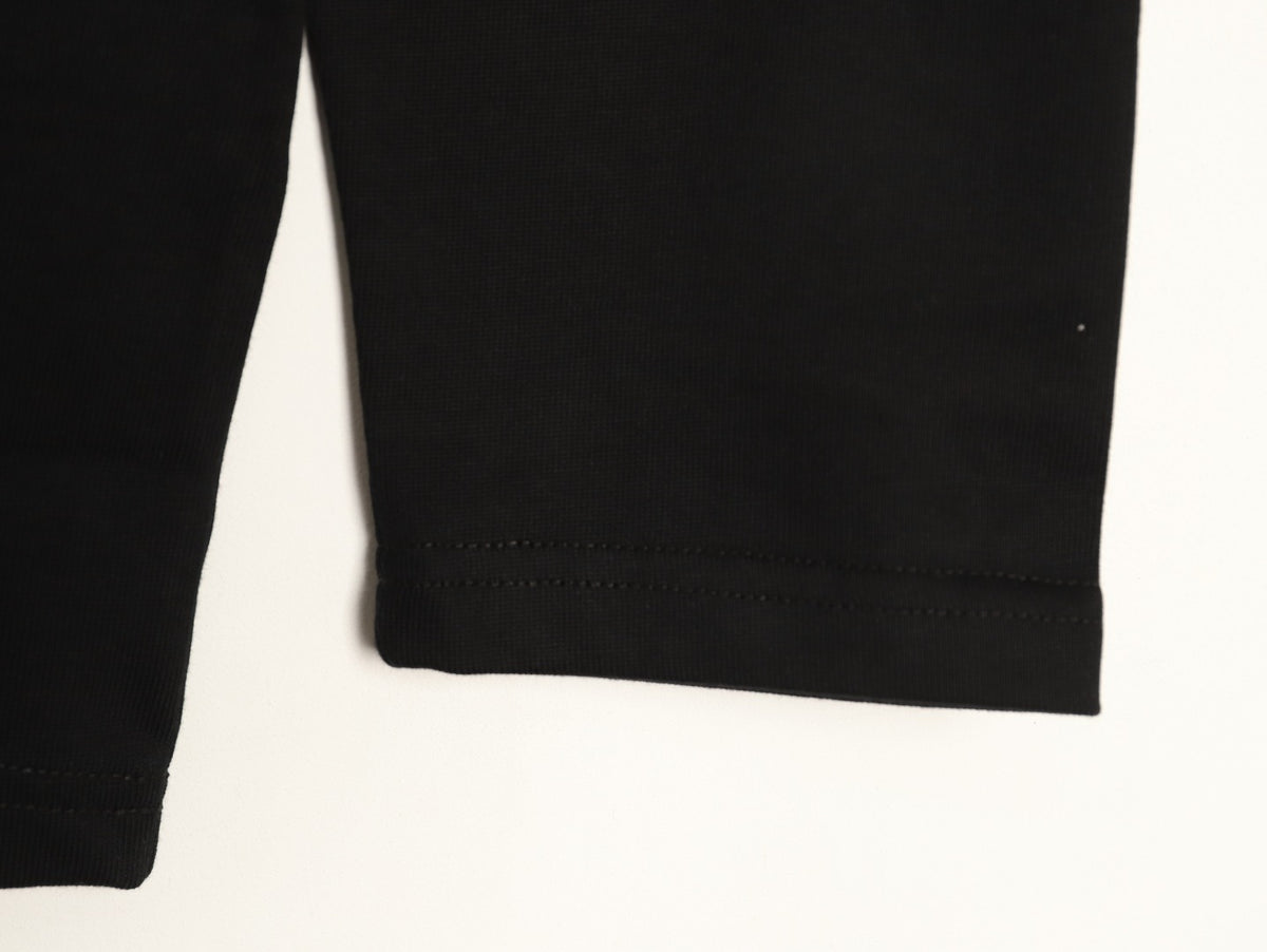 Gucci Interlocking G Embroidered Black Long-Sleeve Shirt