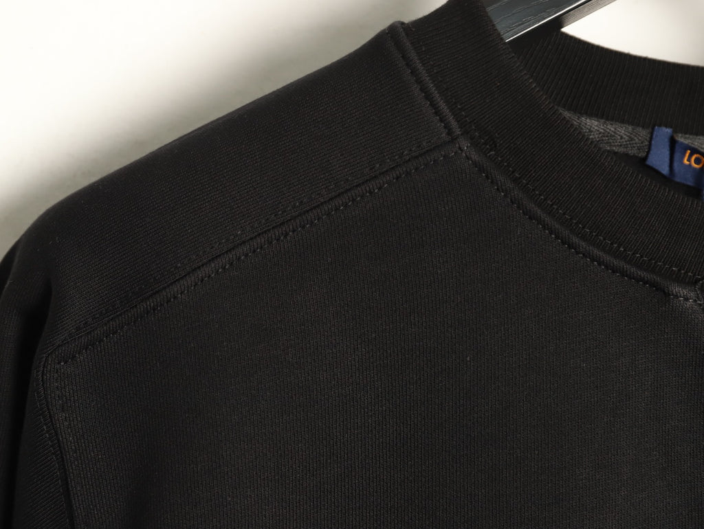 Louis Vuitton LV Monogram Pocket Black Crewneck Sweatshirt