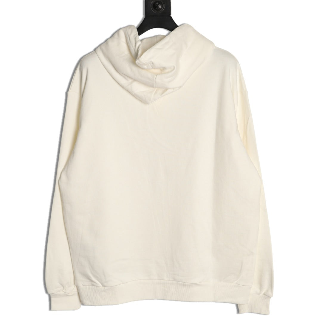 Celine Classic Capsule Logo Ivory Pullover Hoodie