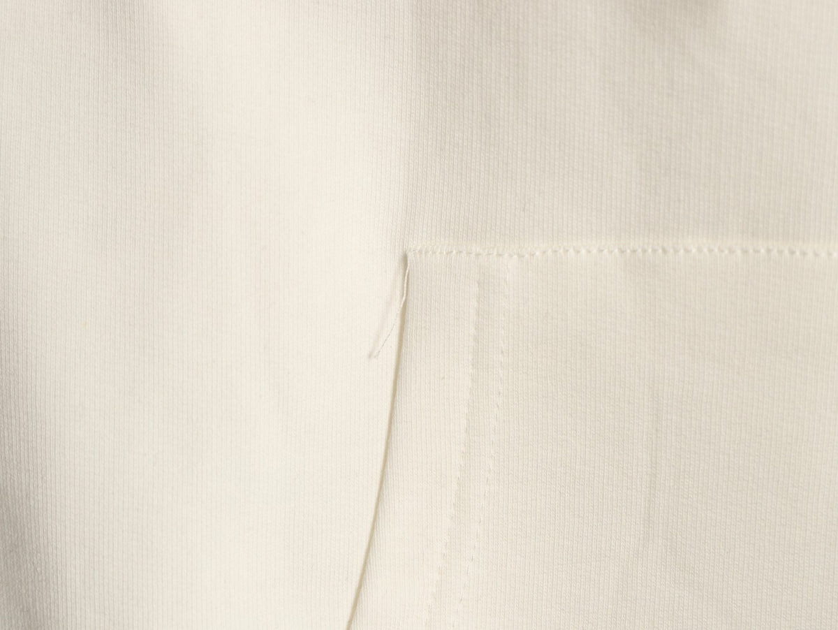 Celine Classic Capsule Logo Ivory Pullover Hoodie