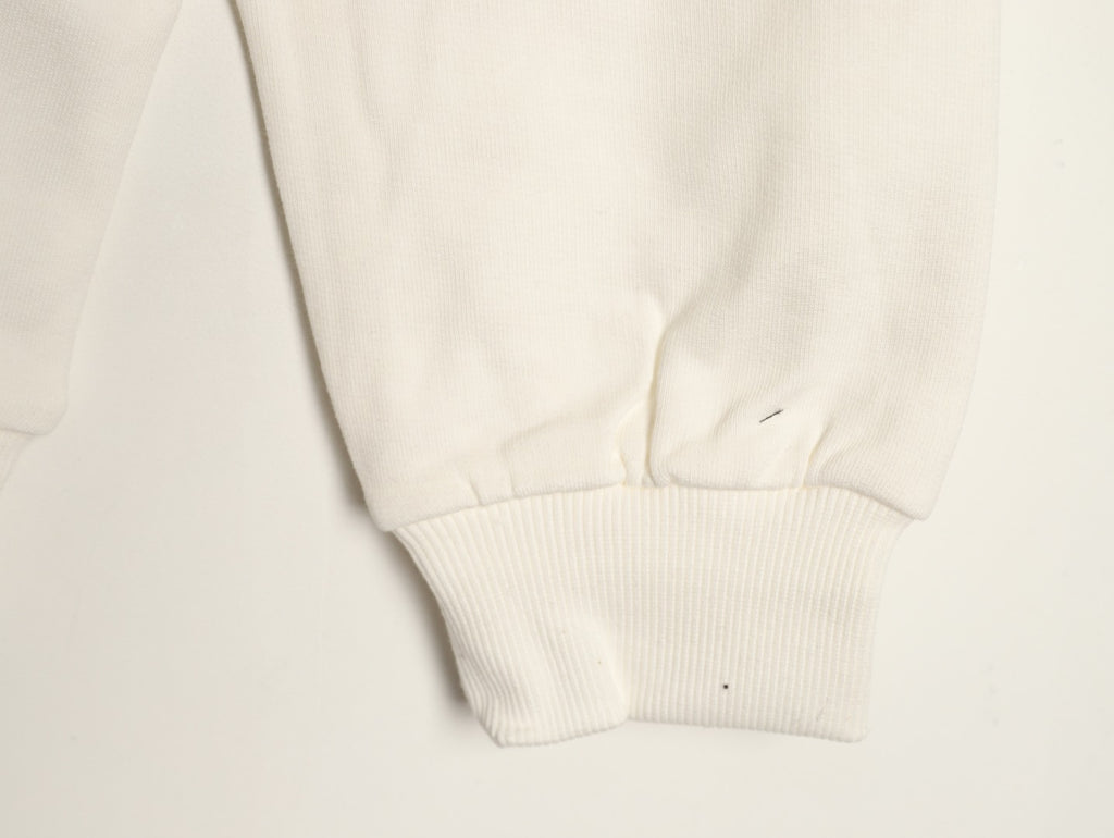 Celine Classic Capsule Logo Ivory Pullover Hoodie