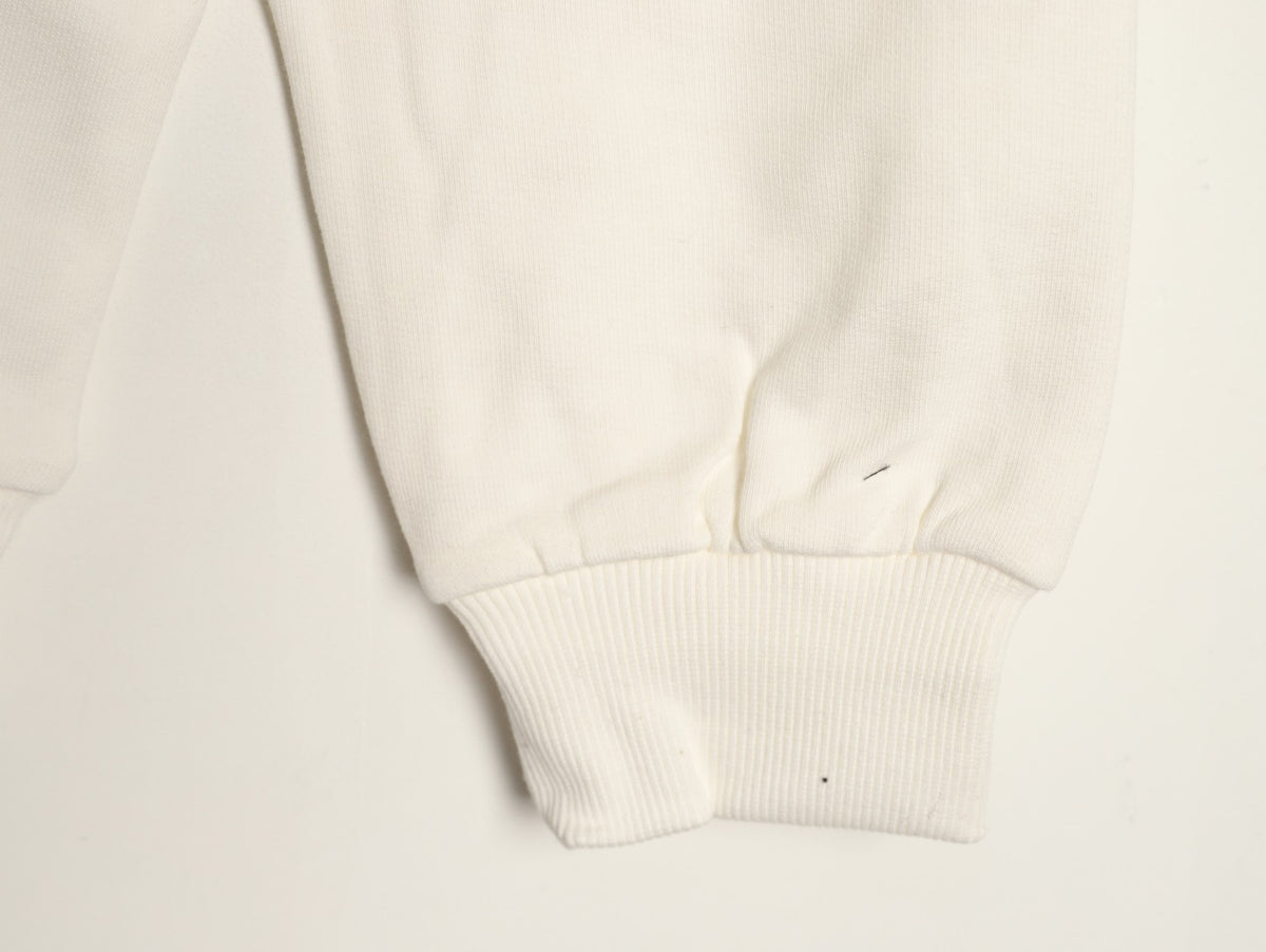 Celine Classic Capsule Logo Ivory Pullover Hoodie