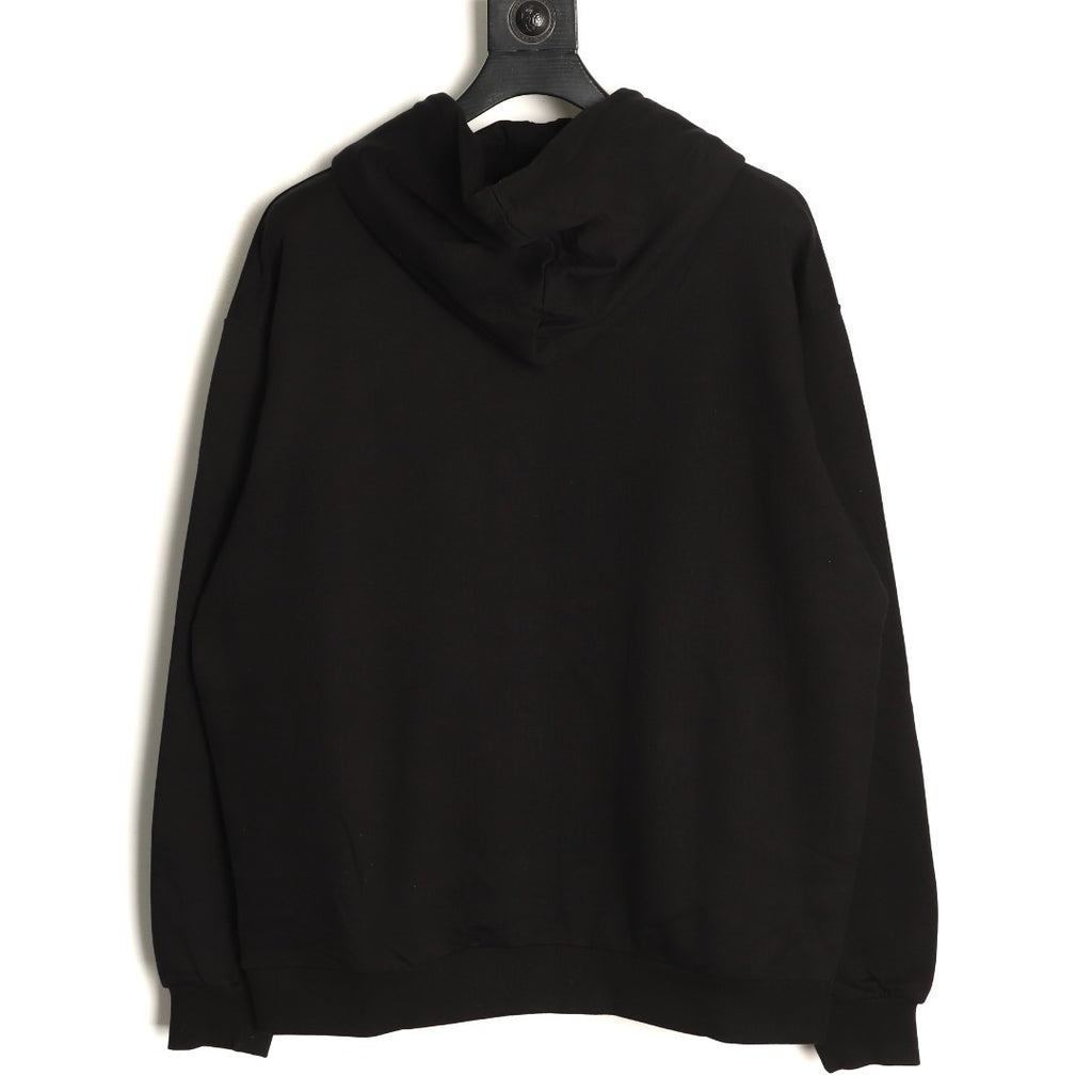 Celine Classic Capsule Logo Black Pullover Hoodie