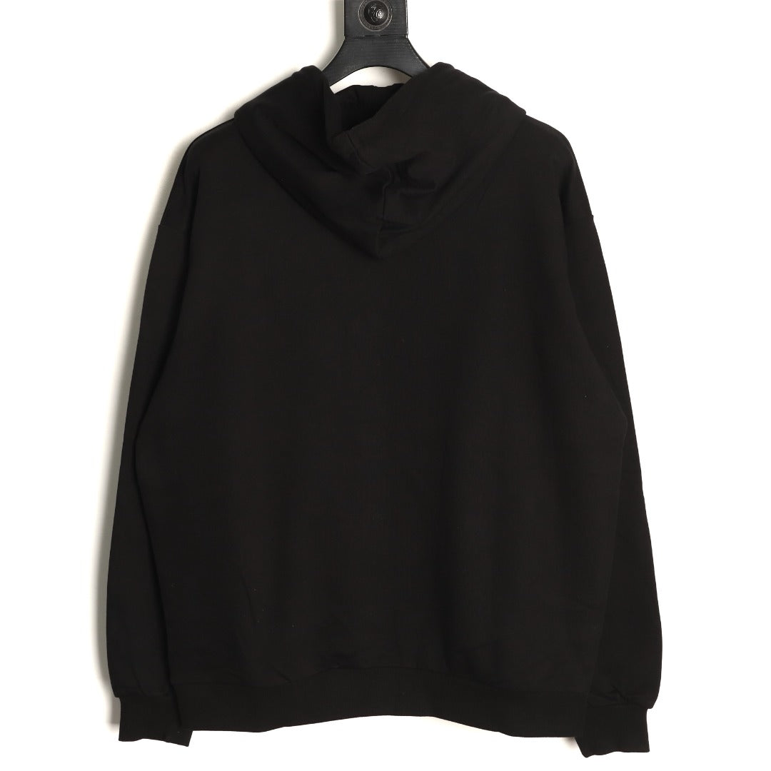 Celine Classic Capsule Logo Black Pullover Hoodie