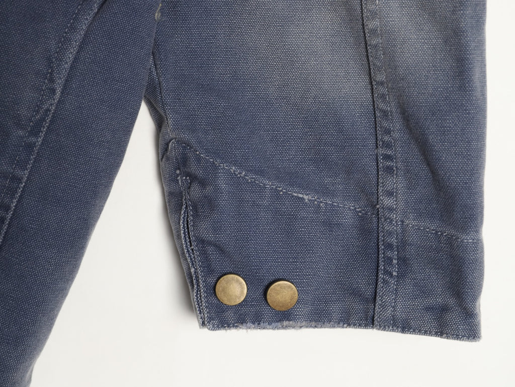 Prada PRD Distressed Washed Blue Workwear Jacket