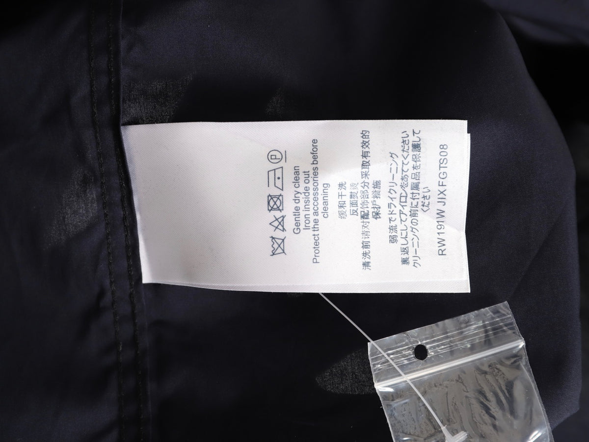 Louis Vuitton 25SS Embroidered Letter Logo Black Long-Sleeve Shirt