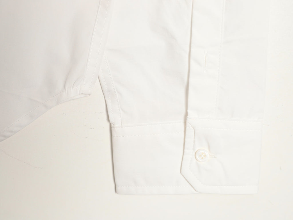 Loewe 25SS Anagram Pocket Embroidered White Long-Sleeve Shirt