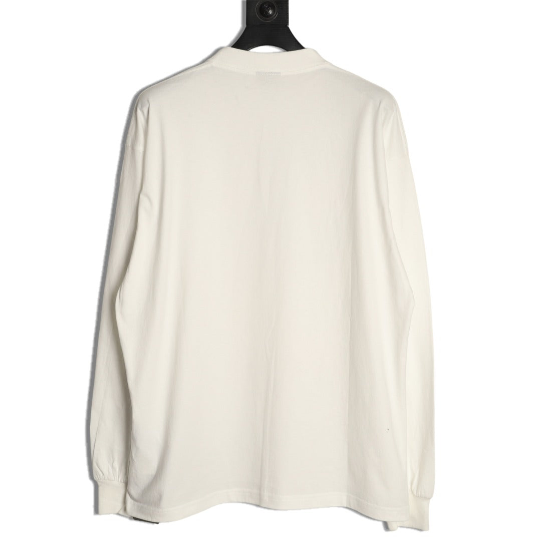 Balenciaga 26FW Rainbow Logo Print Long-Sleeve T-Shirt