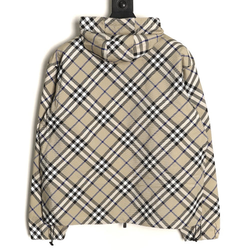 Burberry 24SS Diamond-Check Equestrian Knight Reversible Jacket