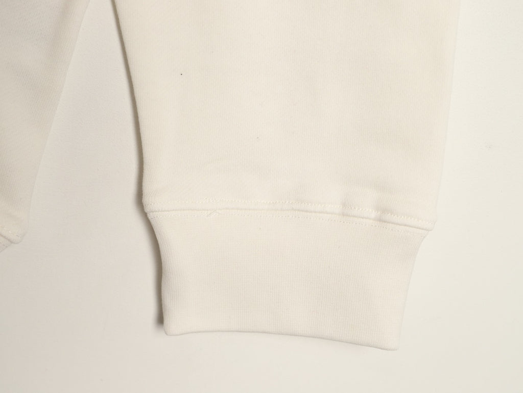Moncler 26SS Character Logo Ivory Crewneck Sweatshirt