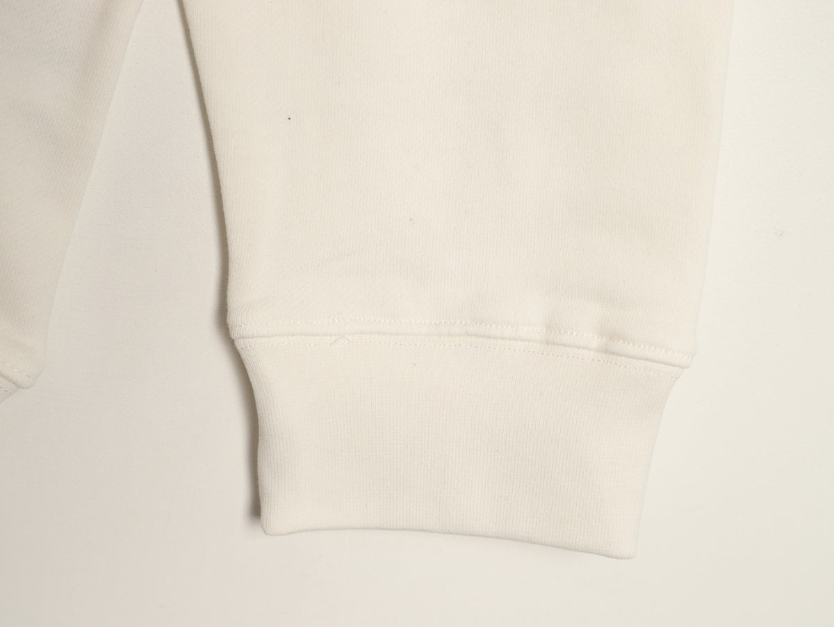 Moncler 26SS Character Logo Ivory Crewneck Sweatshirt