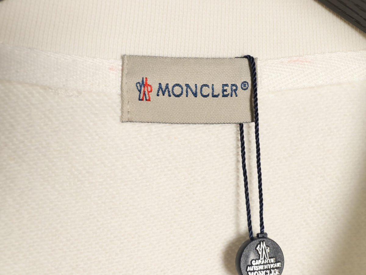 Moncler 26SS Character Logo Ivory Crewneck Sweatshirt