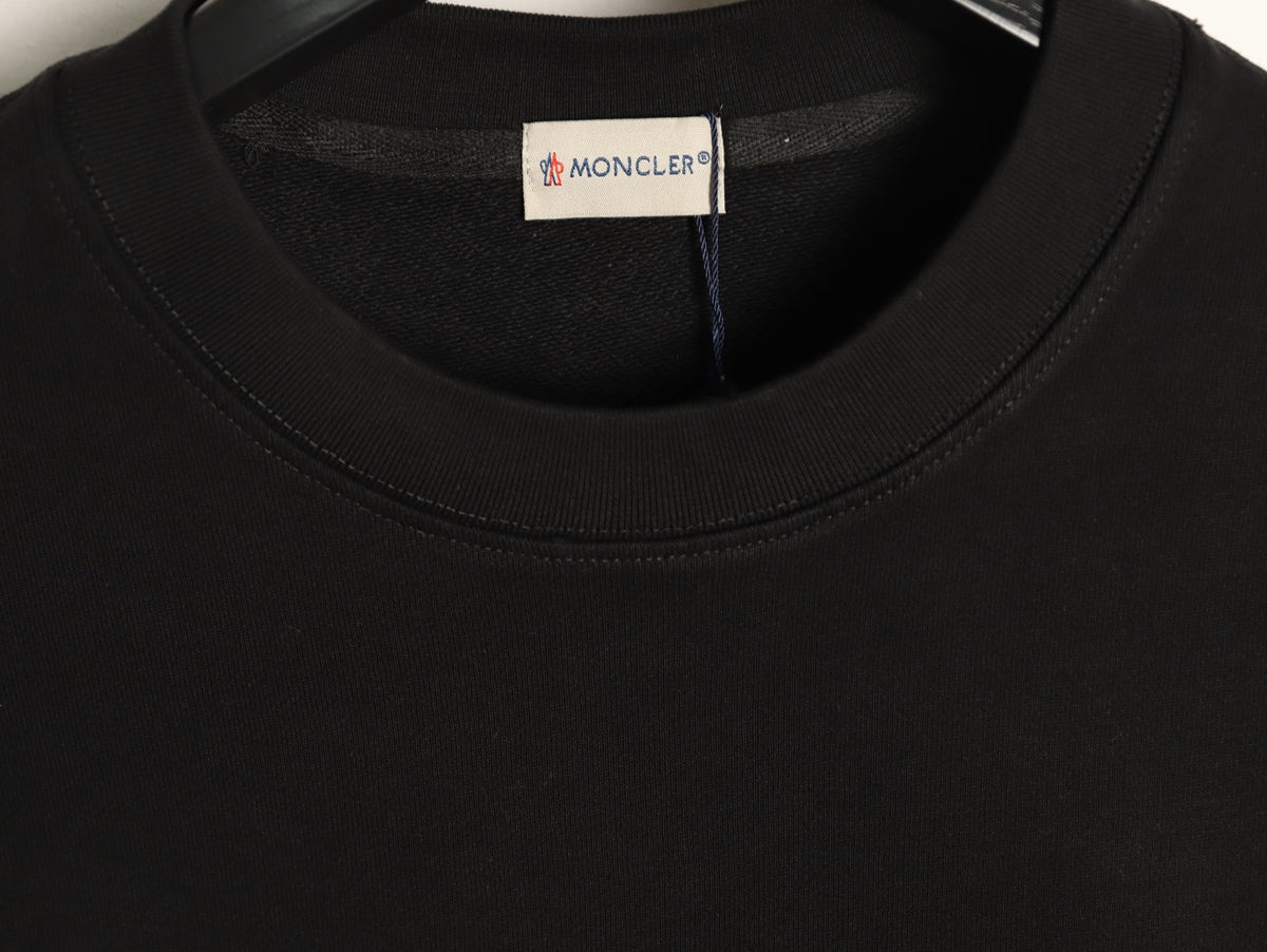 Moncler 26SS Character Logo Black Crewneck Sweatshirt