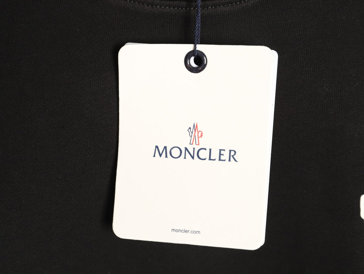 Moncler 26SS Character Logo Black Crewneck Sweatshirt