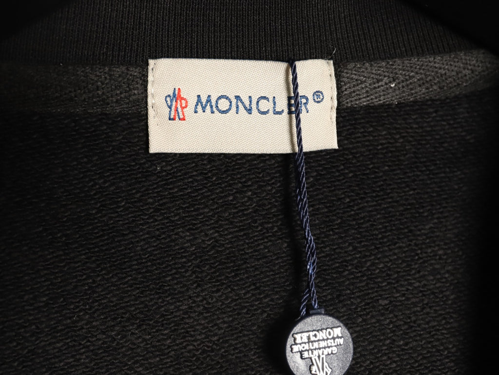 Moncler 26SS Character Logo Black Crewneck Sweatshirt