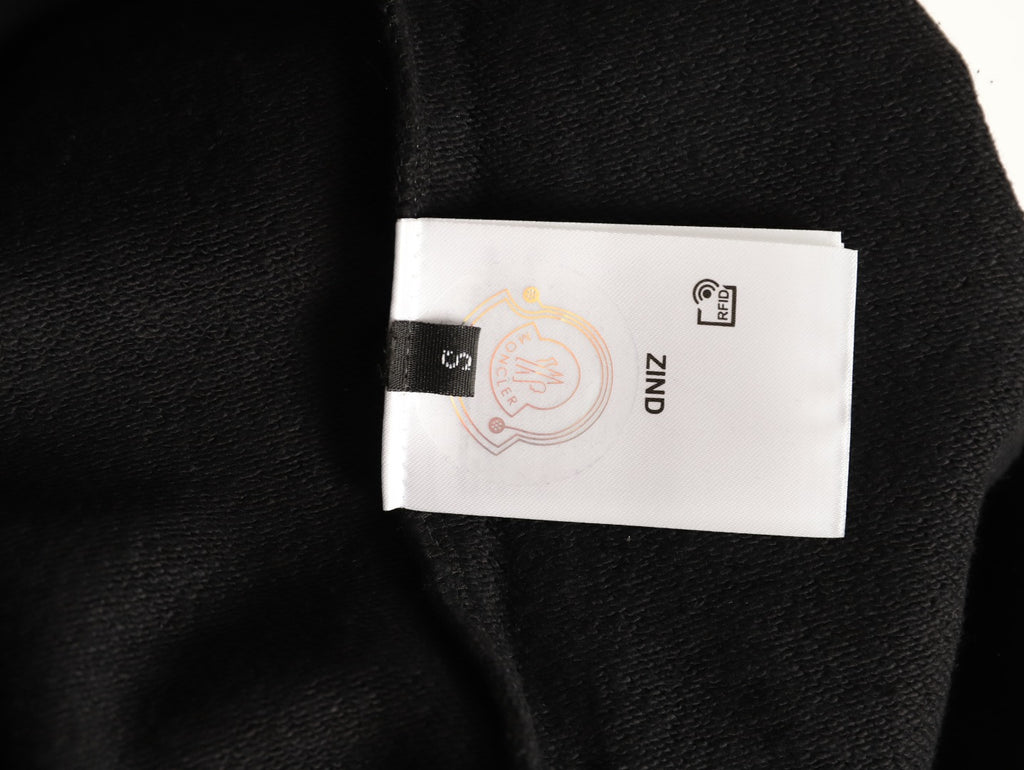Moncler 26SS Character Logo Black Crewneck Sweatshirt