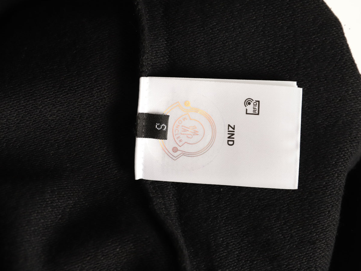 Moncler 26SS Character Logo Black Crewneck Sweatshirt