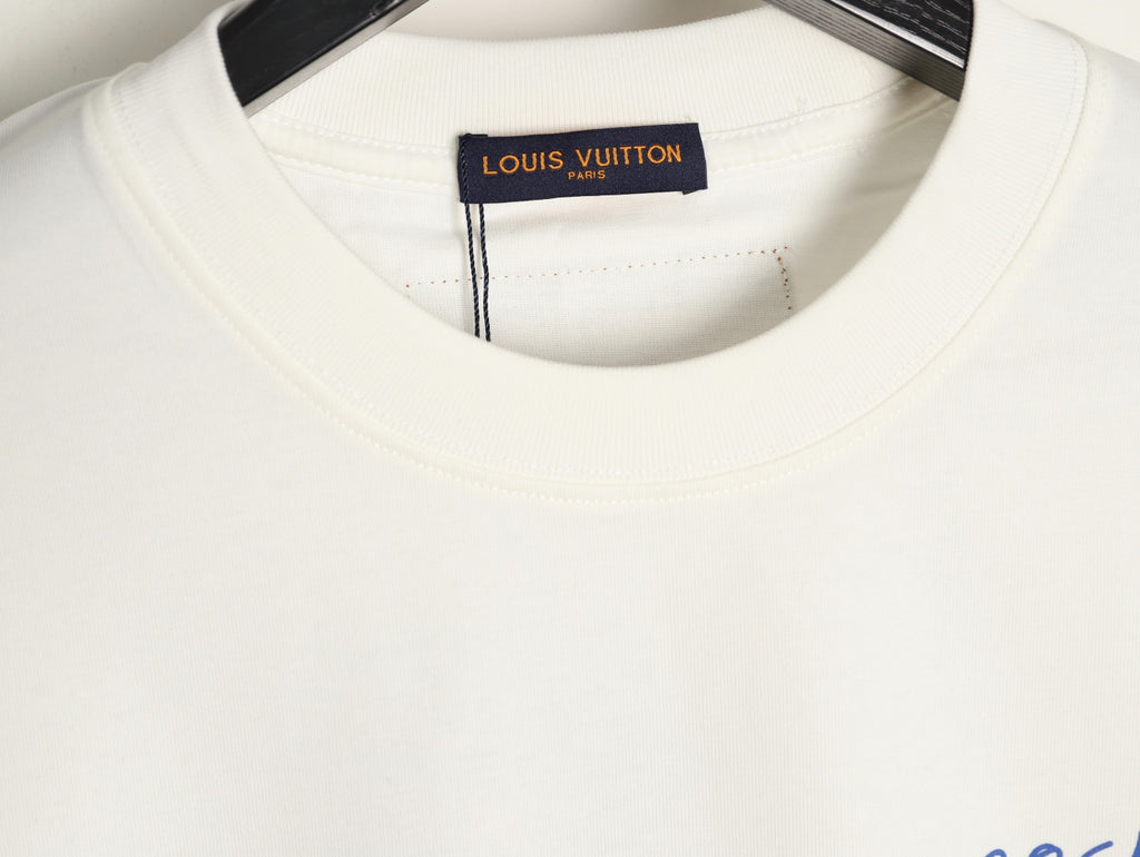 Louis Vuitton 25FW Dreamin' Man Graffiti Ivory Long-Sleeve T-Shirt