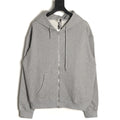 Celine Classic Capsule Logo Gray Zip-Up Hoodie