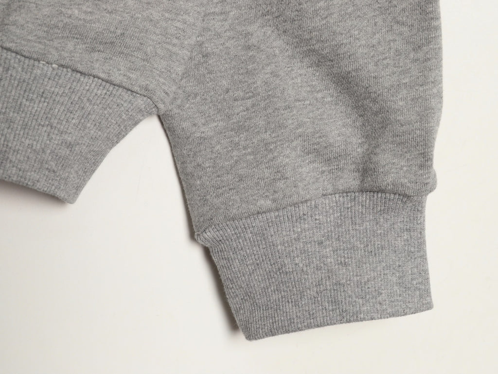 Celine Classic Capsule Logo Gray Zip-Up Hoodie