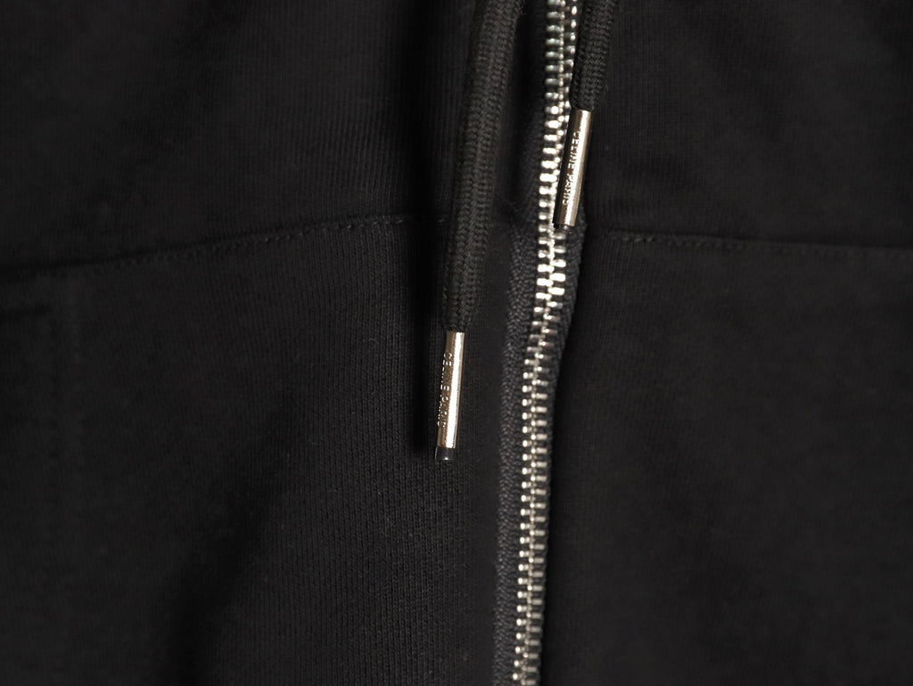 Celine Classic Capsule Logo Black Zip-Up Hoodie