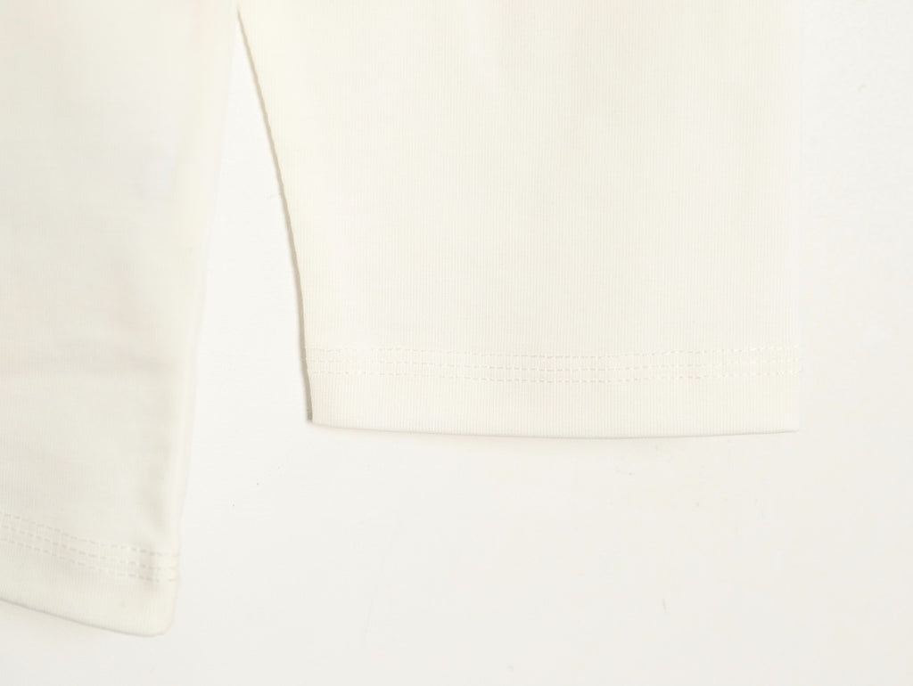 Loewe x On 25FW Bonded Logo Print Ivory Long-Sleeve T-Shirt