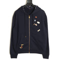 Louis Vuitton LV Playful Charm CVD-Zip Black Hoodie