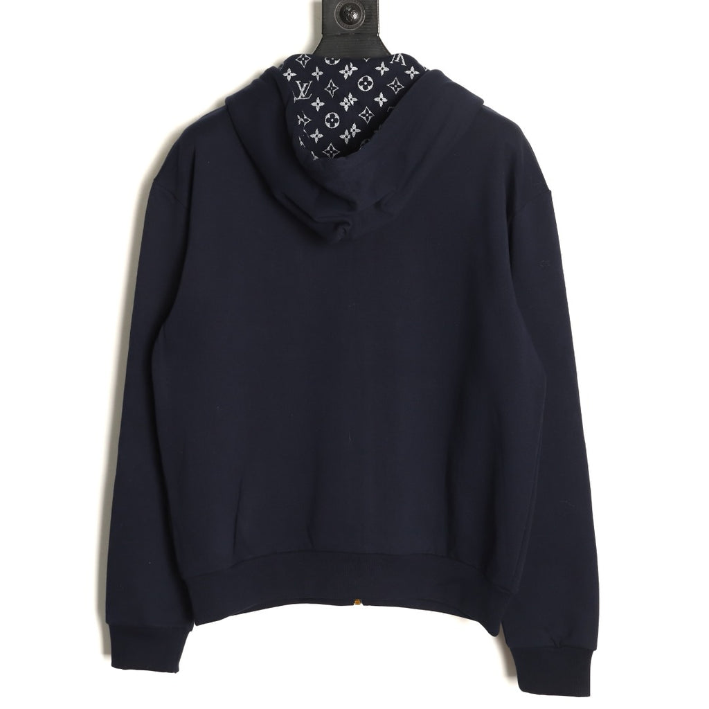 Louis Vuitton LV Playful Charm CVD-Zip Black Hoodie