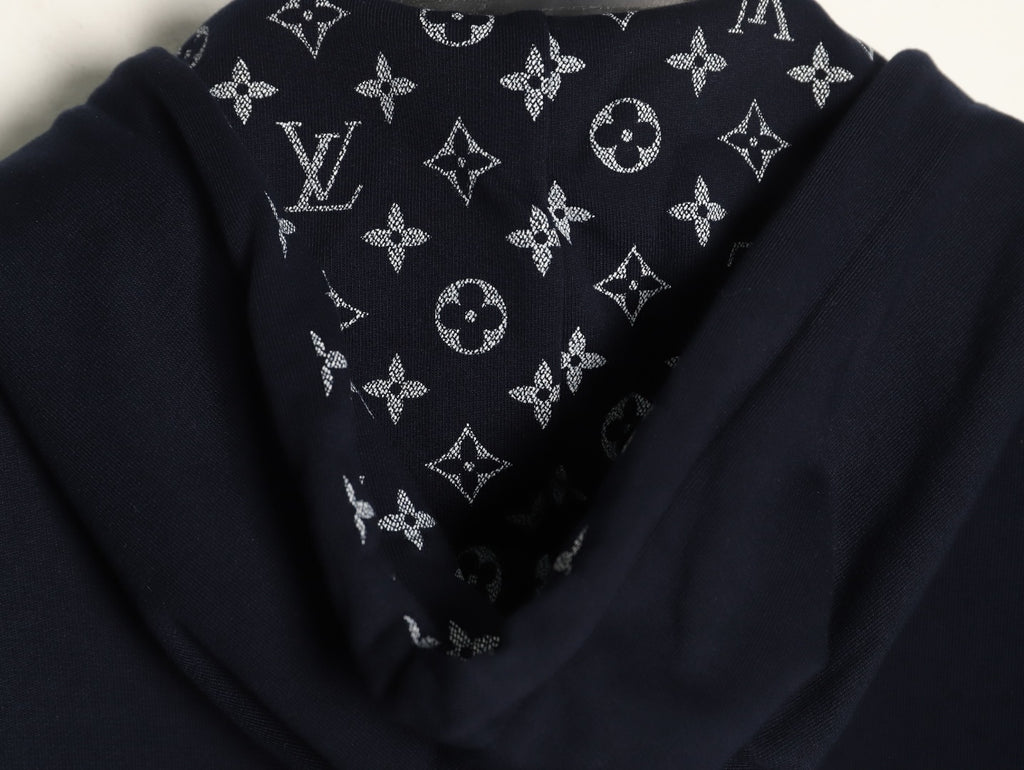 Louis Vuitton LV Playful Charm CVD-Zip Black Hoodie