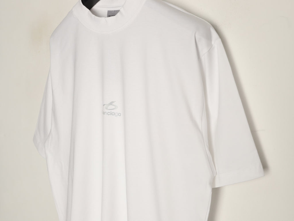 Balenciaga BLCG 6B Reflective Print White T-Shirt
