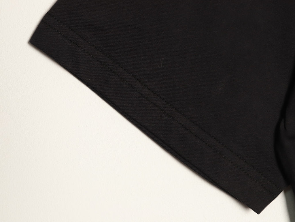 Balenciaga BLCG 6B Reflective Print Black T-Shirt