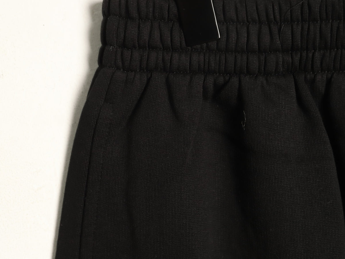 Balenciaga BLCG 6B Reflective Print Black Shorts