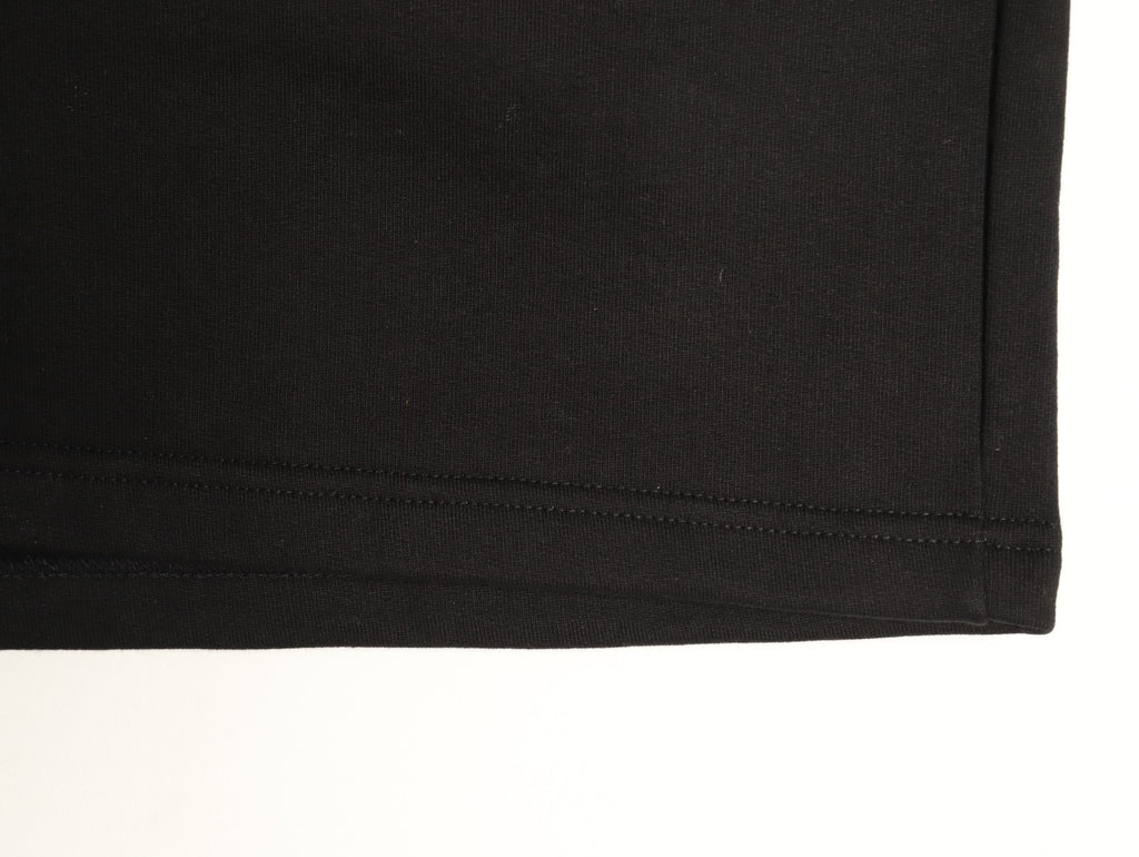 Balenciaga BLCG 6B Reflective Print Black Shorts