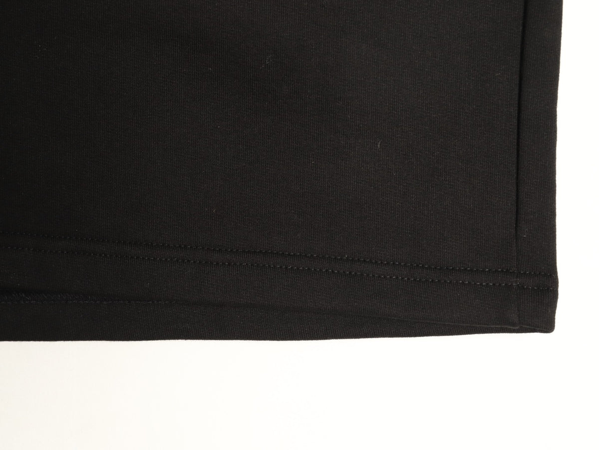 Balenciaga BLCG 6B Reflective Print Black Shorts