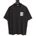 Balenciaga BLCG BB Glitter Tape-Effect Black T-Shirt