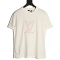 Louis Vuitton LV Laser-Cut Logo Ivory T-Shirt